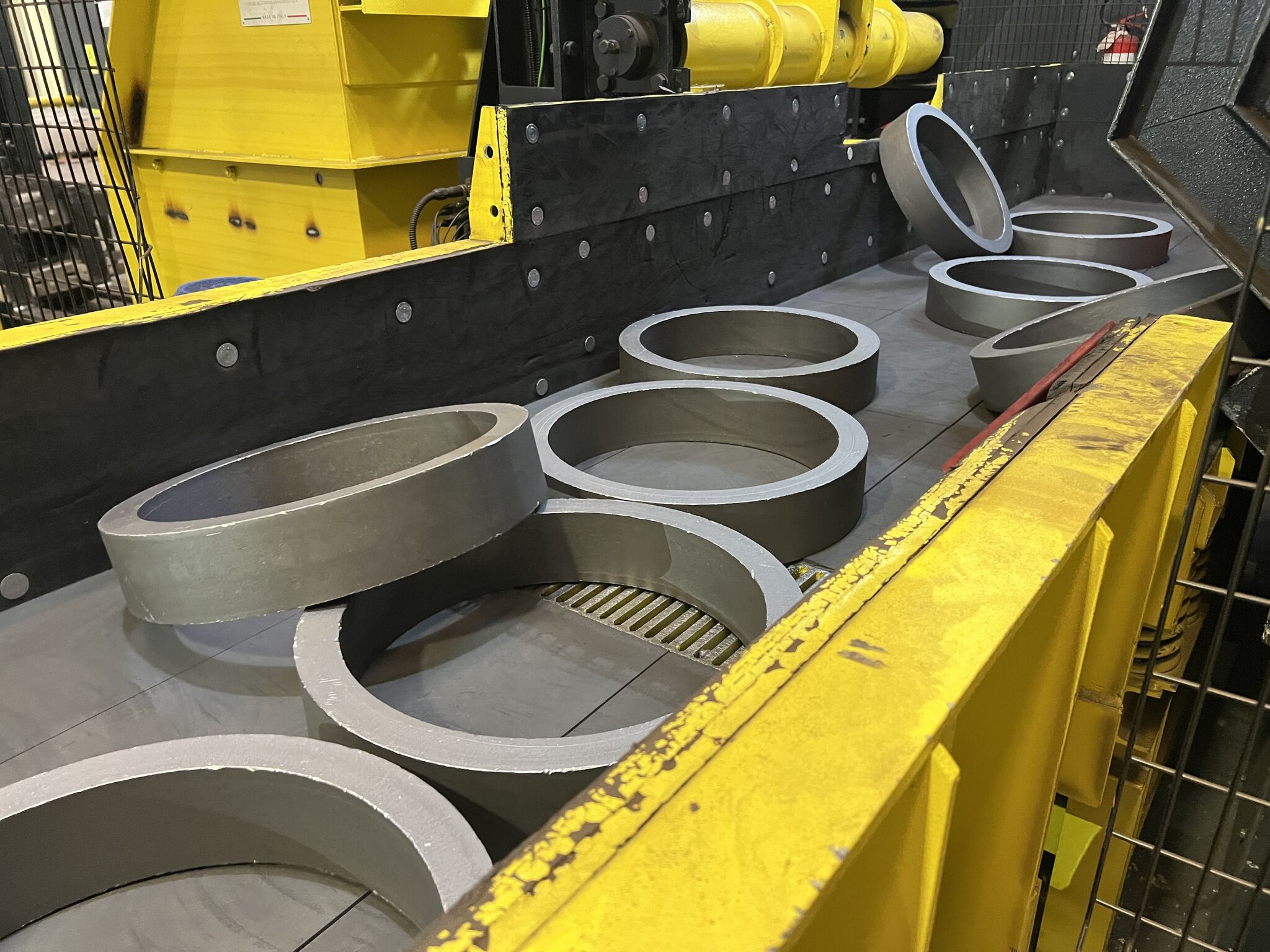 Tumblast steel belt conveyor shotblast machines 