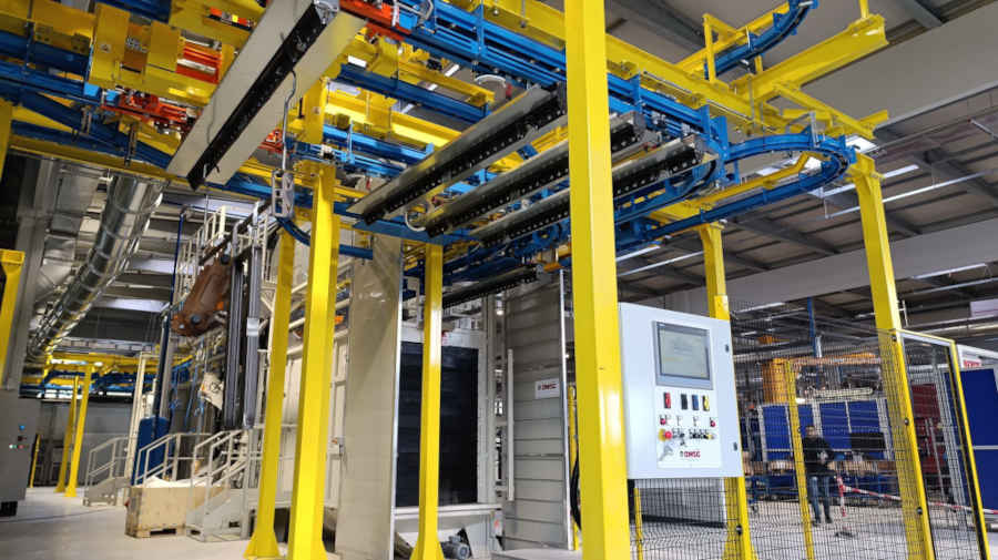 OMSG automatic shot blasting-painting lines