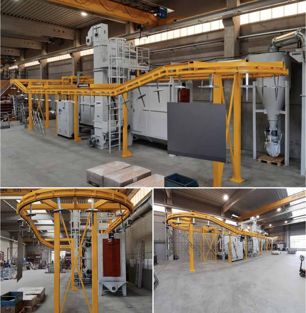 We are proud to show you small tunnel machine recently installed in Germany
