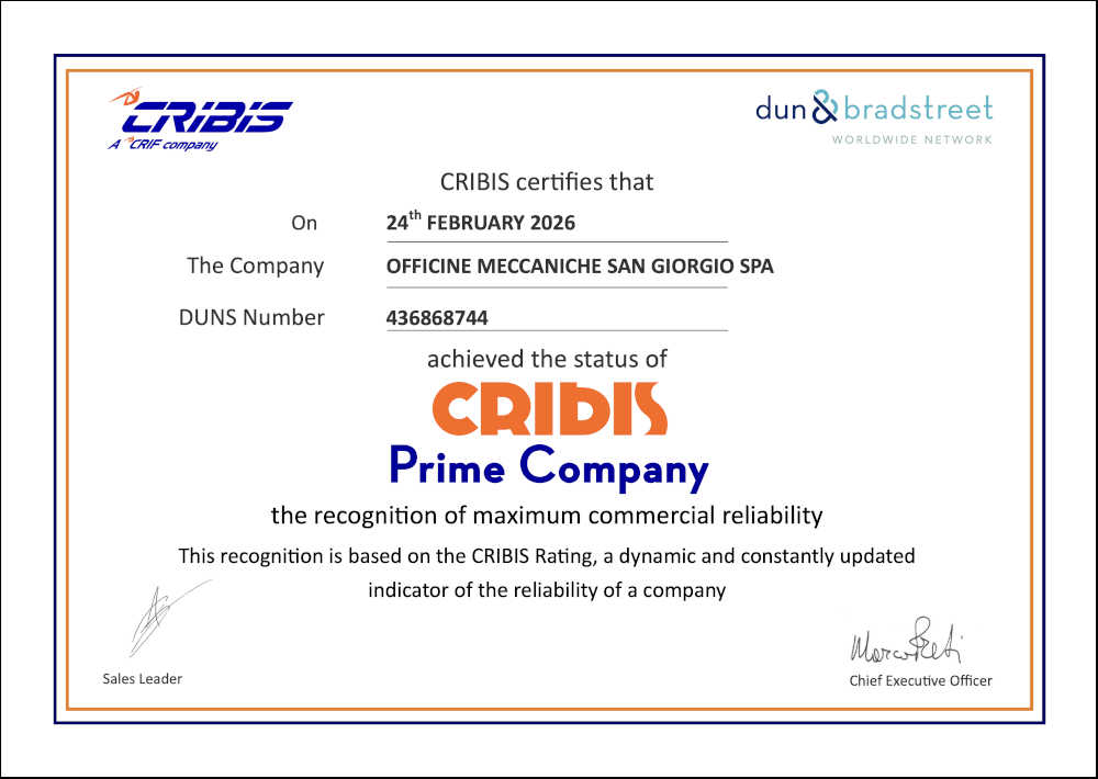 certificato cribis english