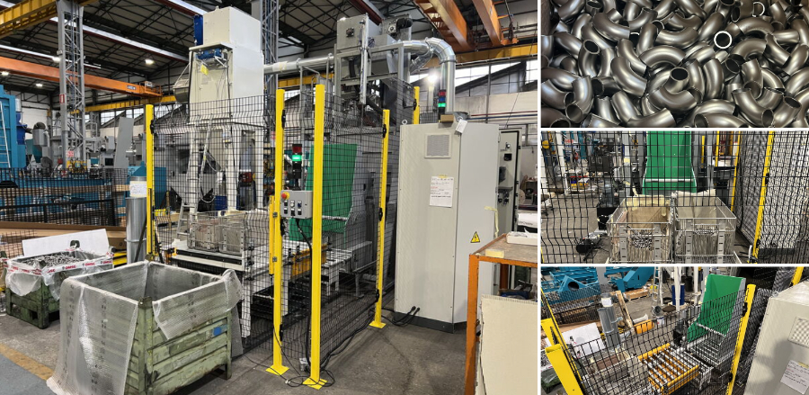 Tumblast rubber belt shot blasting machines